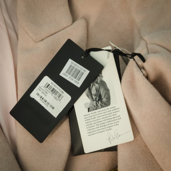 Halogen Size 0 Pink Wool Button Blazer NWT - Picture 6 of 7